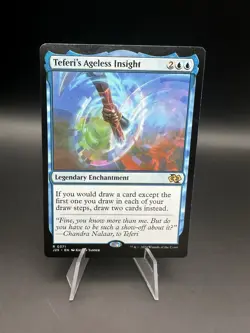 TEFERI'S AGELESS INSIGHT Rare R 0371 J25 EN MTG Magic FOUNDATIONS JUMPSTART 2024 - Image 1