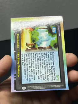 Topps Pokemon TV #EP11 Charmander - The Stray Pokemon Silver Foil Miscut Error - Image 5
