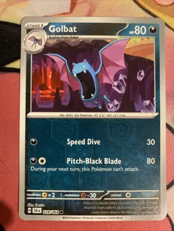 Pokemon TCG Shrouded Fable Reverse Holo Golbat 028/064 - Image 1