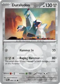 Duraludon (Poke Ball Pattern) #069/131 SV: Prismatic Evolutions Pokemon - Image 1