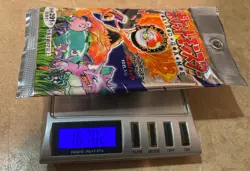 Pokemon 1996 Japanese Basic base HEAVY Booster Pack 16.702g Sealed - Image 1