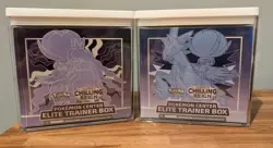 Pokemon Center Exclusive Chilling Reign Error ETB Set of 2 With Cases - Image 1