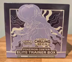 Pokemon Center Exclusive Chilling Reign Error ETB Set of 2 With Cases - Image 2