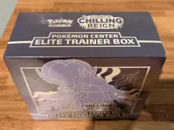 Pokemon Center Exclusive Chilling Reign Error ETB Set of 2 With Cases - Image 3