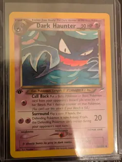 Pokemon Dark Haunter 1st Edition Neo Destiny 36/105 Non-Holo Rare - Image 1