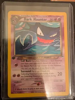 Pokemon Dark Haunter 1st Edition Neo Destiny 36/105 Non-Holo Rare - Image 2