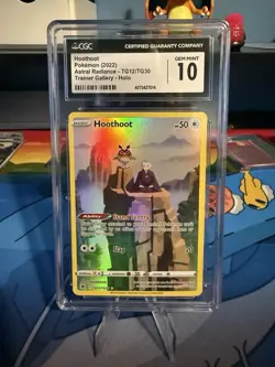 Hoothoot TG12/TG30, Pokemon CGC 10, Astral Radiance Holo - Image 1