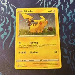 Pokemon Pikachu - SWSH039 - Holo Black Star Promo - Image 1