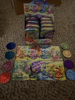 Pokemon Prismatic Evolutions Mini Tin Full Set (8) EMPTY Tins - Image 1