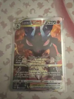 Lucario VSTAR Black Star Promo SWSH291 NM Pokemon Fast Ship - Image 1
