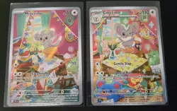 Minccino 182/162 & Cinccino 183/162 Temporal Forces IR Set Pokemon TCG NM - Image 1