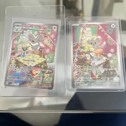 Minccino 182/162 & Cinccino 183/162 Temporal Forces IR Set Pokemon TCG NM - Image 1