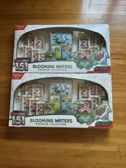 Pokemon 151 Blooming Waters Premium Collection Brand New Factory Sealed - LOT 2 - Image 1