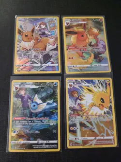 Eevee Flareon Jolteon Vaporeon Brilliant Stars LP+ Trainer Gallery Pokemon Holo - Image 2