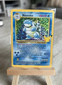 Pokemon TCG Blastoise 2/102 Celebrations: Classic Collection Holo - Image 1