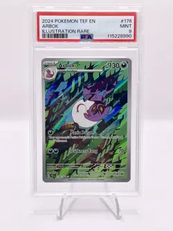 Pokemon TCG: Arbok (Illustration Rare) - 176/162 - S&V Temporal Forces - PSA 9 - Image 1