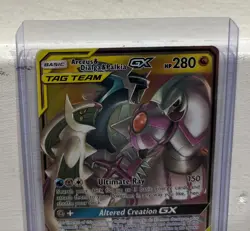 Pokemon TCG Arceus & Dialga & Palkia GX TagTeam 156/236 Sm-Cosmic Eclipse - Image 2