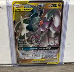 Pokemon TCG Arceus & Dialga & Palkia GX TagTeam 156/236 Sm-Cosmic Eclipse - Image 3
