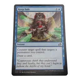 MTG: Keep Safe 056/274 - Ikoria Lair of Behemoths 2020 Blue Common (2) - Image 1