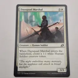 MTG: Daysquad Marshal 008/274 - Ikoria Lair of Behemoths 2020 White Common (2) - Image 2