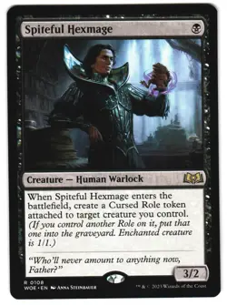 Spiteful Hexmage 108 Wilds of Eldraine NM MTG - Image 1