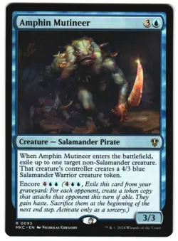 Amphin Mutineer 95 Commander: Murders at Karlov Manor NM MTG - Image 1