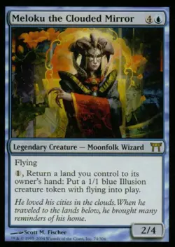 Meloku the Clouded Mirror - Light Play MTG Champions of Kamigawa - Image 1