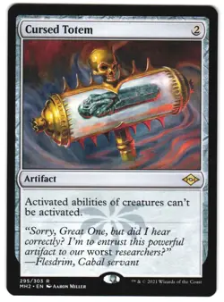 Cursed Totem 295 Modern Horizons 2 NM MTG - Image 1