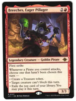 Breeches, Eager Pillager 137 The Lost Caverns of Ixalan NM MTG - Image 1