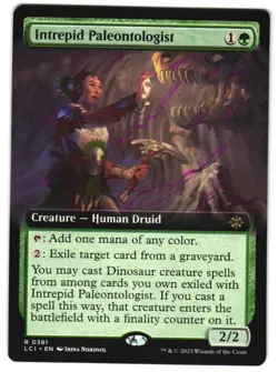 Intrepid Paleontologist (Extended Art) 381 The Lost Caverns of Ixalan NM MTG - Image 1