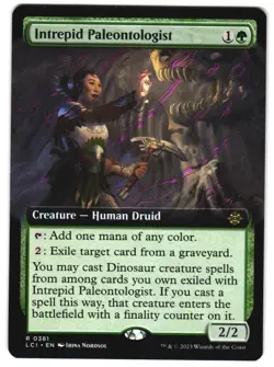 Intrepid Paleontologist (Extended Art) 381 The Lost Caverns of Ixalan NM MTG - Image 1