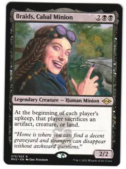 Braids, Cabal Minion 273 Modern Horizons 2 NM MTG - Image 1