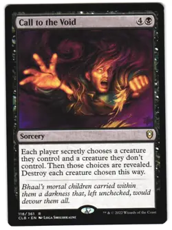 Call to the Void 118 Commander Legends: Battle for Baldur's Gate NM MTG - Image 1