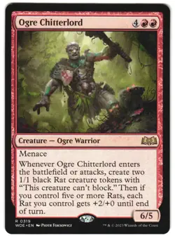 Ogre Chitterlord 319 Wilds of Eldraine NM MTG - Image 1