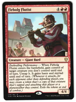 Firbolg Flutist 174 Commander Legends: Battle for Baldur's Gate NM MTG - Image 1