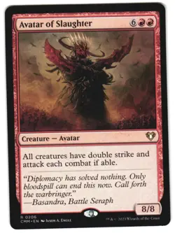 Avatar of Slaughter 206 Commander Masters NM MTG - Image 1