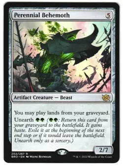 Perennial Behemoth 202 The Brothers' War NM MTG - Image 1
