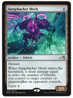 Surgehacker Mech 260 Kamigawa: Neon Dynasty NM MTG - Image 1