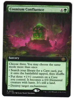 Cosmium Confluence (Extended Art) 379 The Lost Caverns of Ixalan NM MTG - Image 1