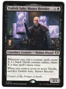 Endrek Sahr, Master Breeder 155 Commander Masters NM MTG - Image 1
