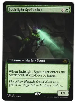 Jadelight Spelunker (Extended Art) 382 The Lost Caverns of Ixalan NM MTG - Image 1