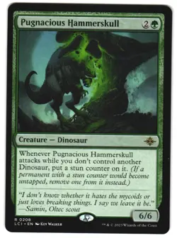Pugnacious Hammerskull 208 The Lost Caverns of Ixalan NM MTG - Image 1
