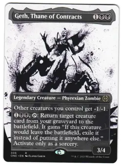 Geth, Thane of Contracts (Showcase) 306 Phyrexia: All Will Be One NM MTG - Image 1