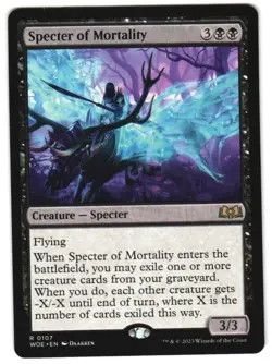 Specter of Mortality 107 Wilds of Eldraine NM MTG - Image 1