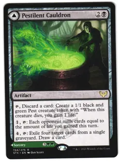 Pestilent Cauldron 154 Strixhaven: School of Mages NM MTG - Image 1