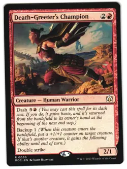 Death-Greeter's Champion 30 Commander: March of the Machine NM MTG - Image 1