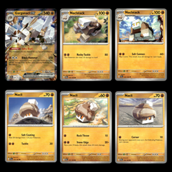 6x Garganacl ex Lot 89 Scarlet Violet Series Stellar Crown Pokemon Cards Set TCG - Image 1