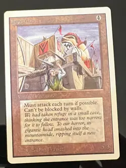 Magic the Gathering MTG Unlimited Juggernaut NM- (Beta Bob) - Image 1