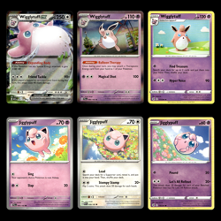 6x Wigglytuff ex Pokemon Cards Lot 40 Scarlet Violet Series Scarlet Violet 151 - Image 1