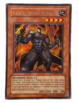 YUGIOH Koa'ki Meiru Bergzak TSHD-EN099 Secret Rare MP - Image 1